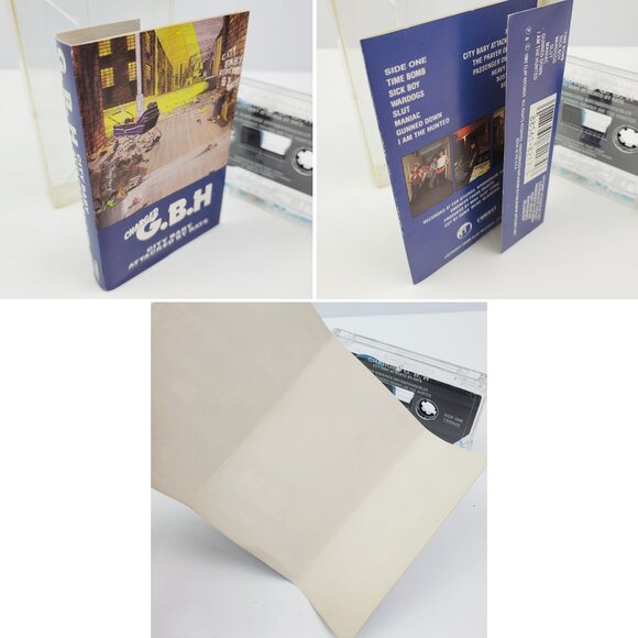 Charged G.B.H. Cassette Tape City Baby Attacked Rats 1982 Combat Punk Tested - Picture 6 of 9